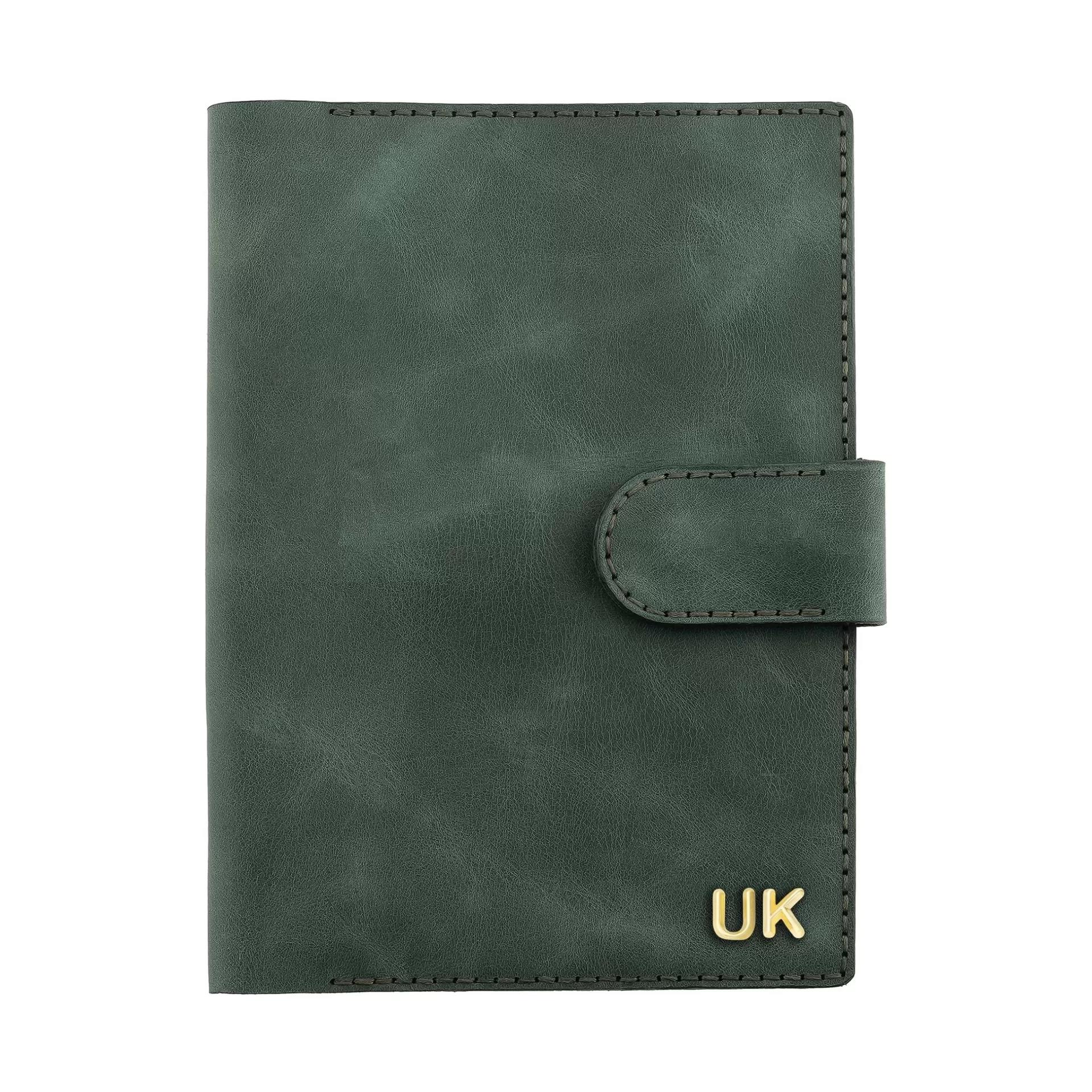 A5 Defter ve Ajanda Kılıfı - %100 Rainbow Deri - KO10001 - Haki