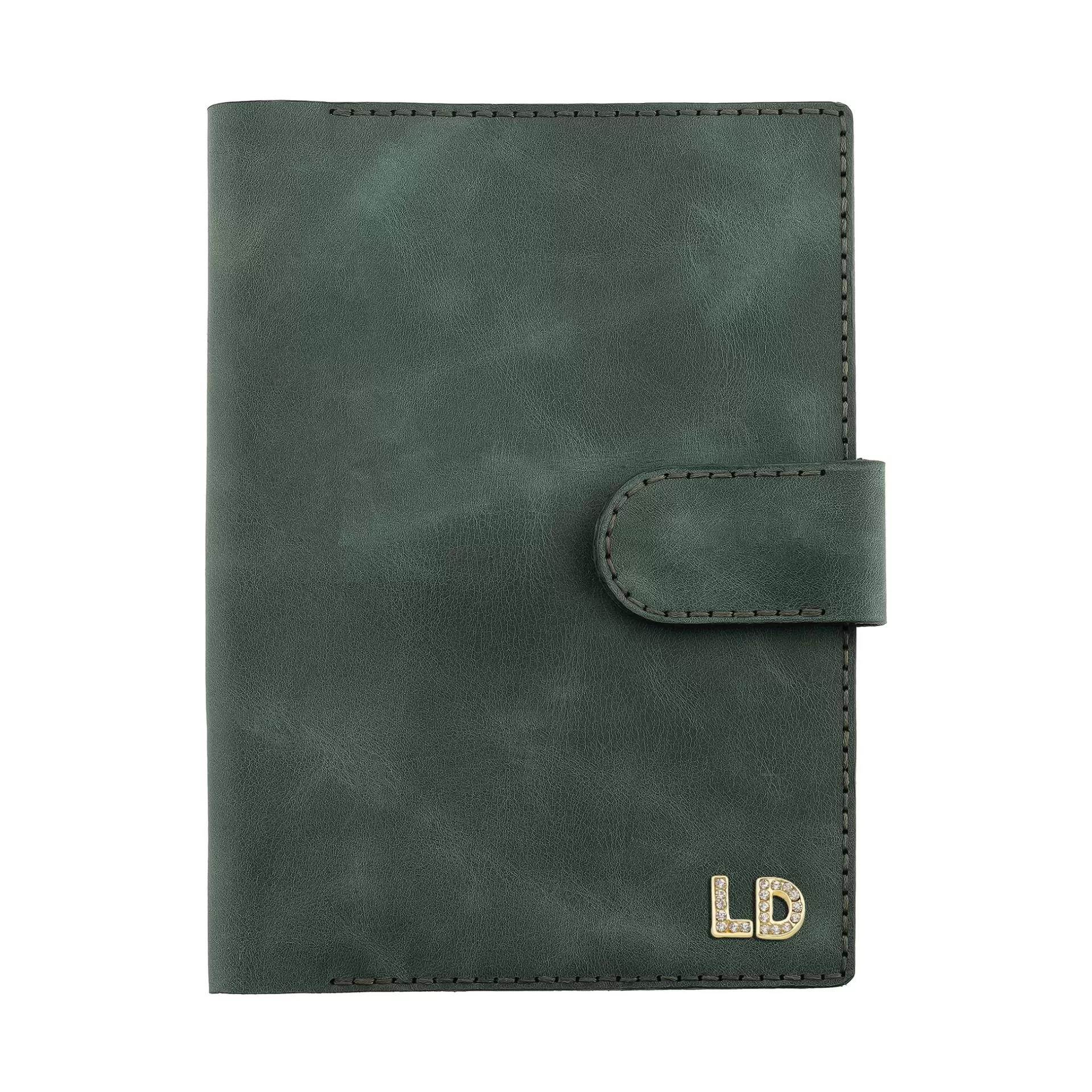 A5 Defter ve Ajanda Kılıfı - %100 Rainbow Deri - KO10001 - Haki