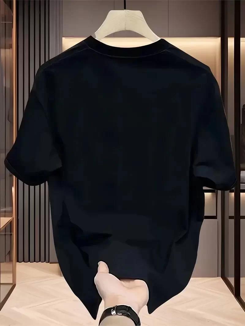 AICG Ön Arka Baskılı Bisiklet Yaka Kadın Oversize Bisiklet Yaka T-shirt - Siyah
