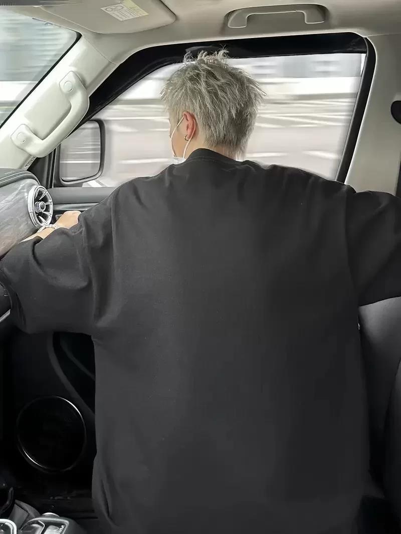 Baskı Oh Erkek Oversive Tişört, Grafik Tişört Erkek Yazlık Outdoor Kıyafetleri, Sporda ve Günlük Giyime Uygun - Siyah