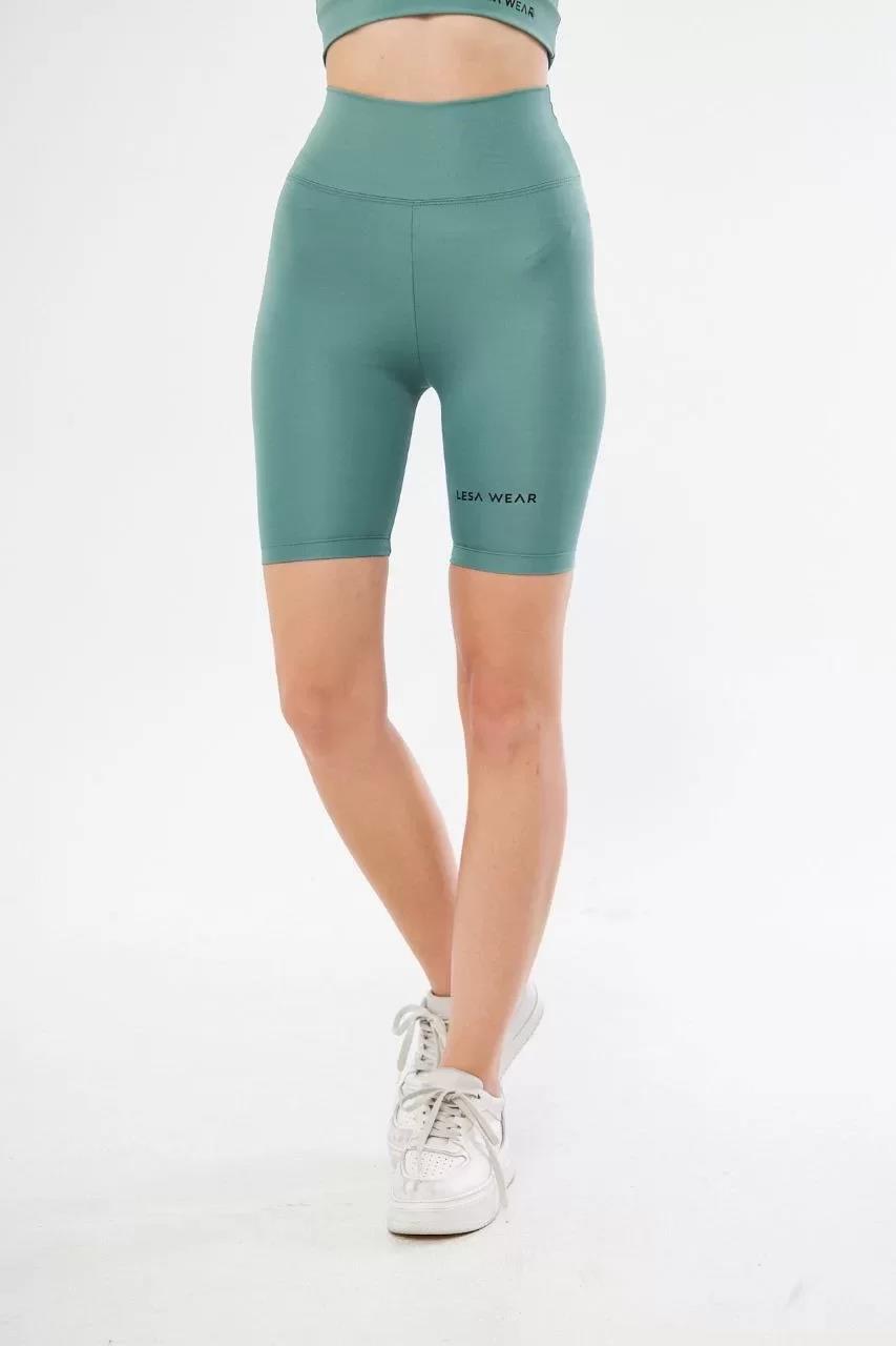 Biker Sporcu Şort - Mint Yeşil