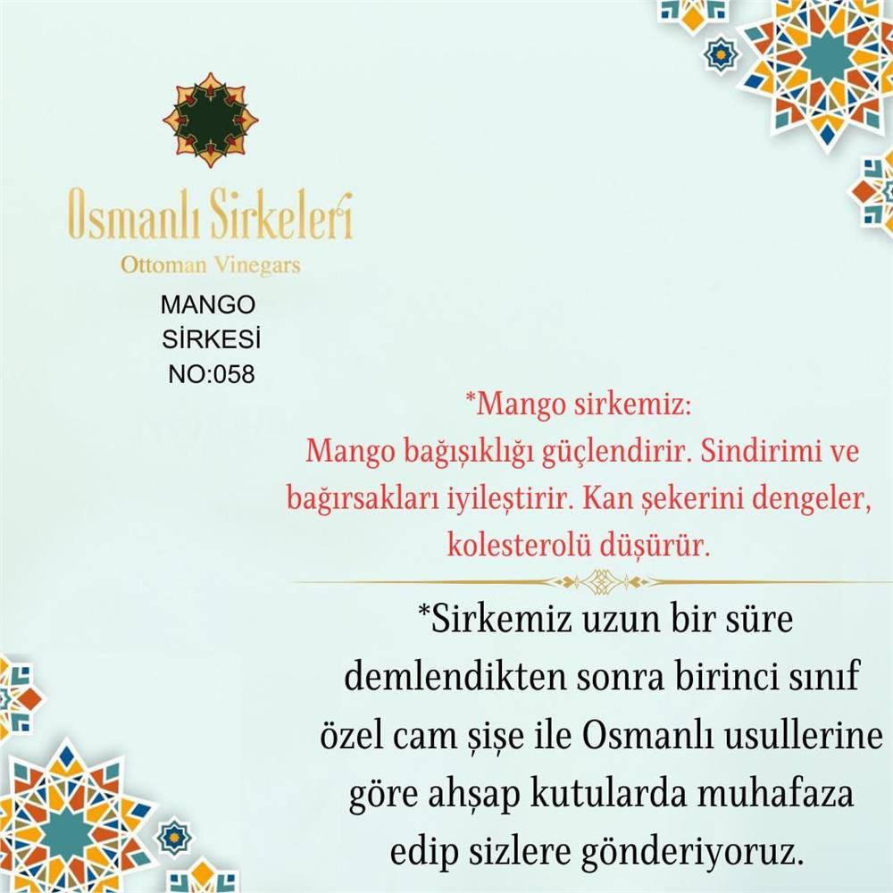 Egzotik - 02. Mango Sirkesi - 500 ml