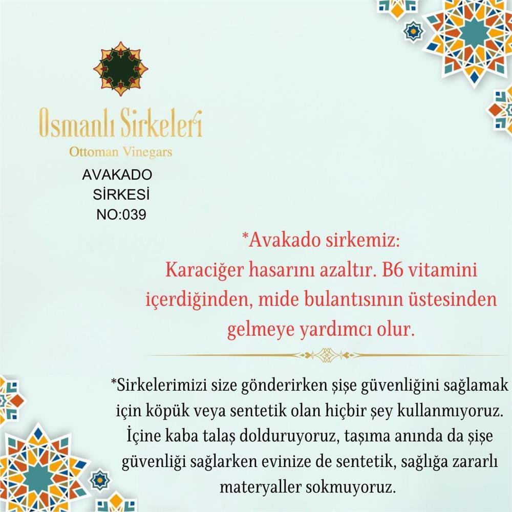 Egzotik - 02. Avakado Sirkesi - 500 ml