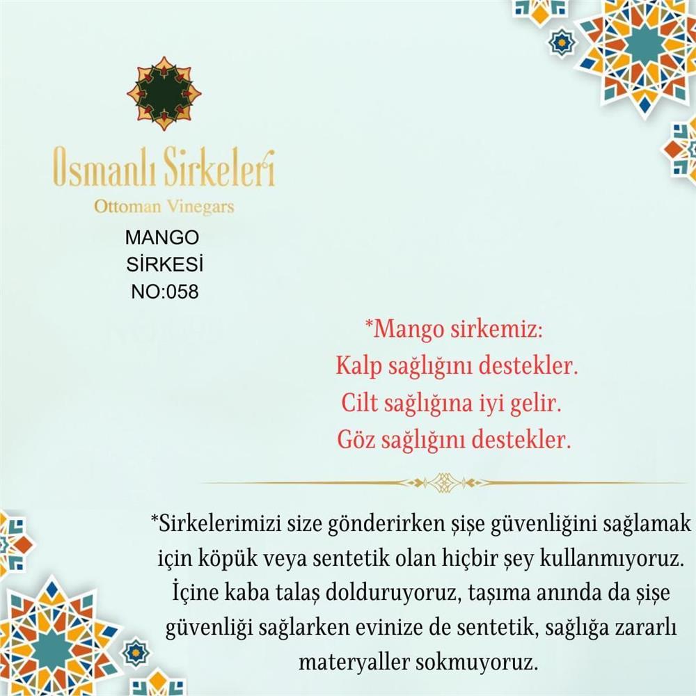 Egzotik - 02. Mango Sirkesi - 500 ml