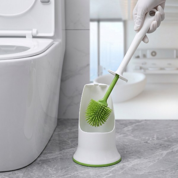 Ergonomik Silikon Tuvalet Fırçası