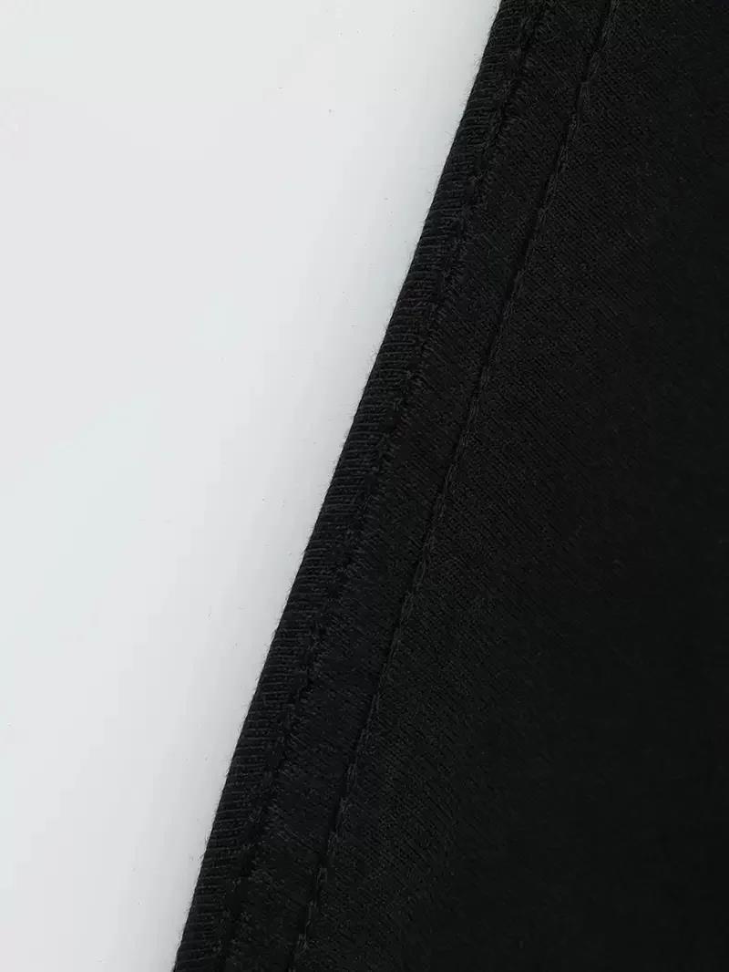 Erkekler için Siyah Tişört Grafik Genç Emo Vintage Gotik Rahat Büyük Beden Kısa Kollu Tişört Giysi Üst- Siyah
