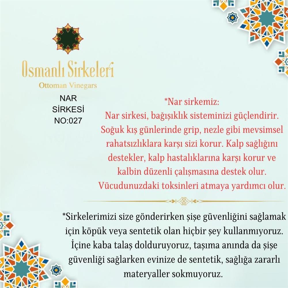 Geleneksel - 01. Nar Sirkesi - 500 ml