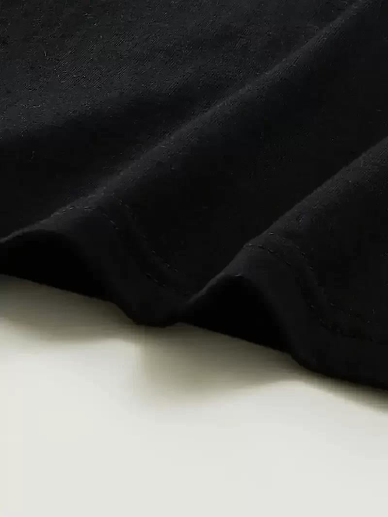 [Günlük T-Shirt] Hafif Kadın Günlük T-Shirt | Bol Kesim, Kısa Kollu, Yuvarlak Yaka, Eğlenceli Karikatür Ayı ve 