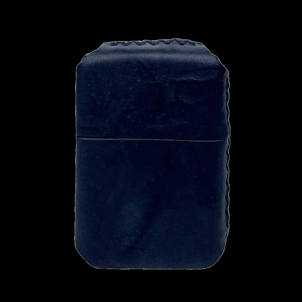 Handmade El Yapımı Hakiki Deri Zippo Modeli Çakmak - AG02001 - Lacivert