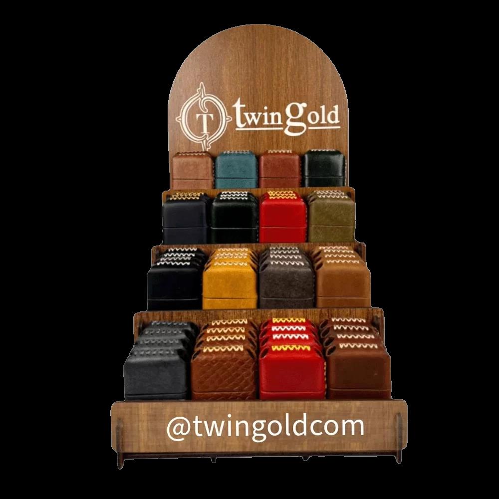 Handmade El Yapımı Hakiki Deri Zippo Modeli Çakmak - AG02001 - Petrol Yeşili