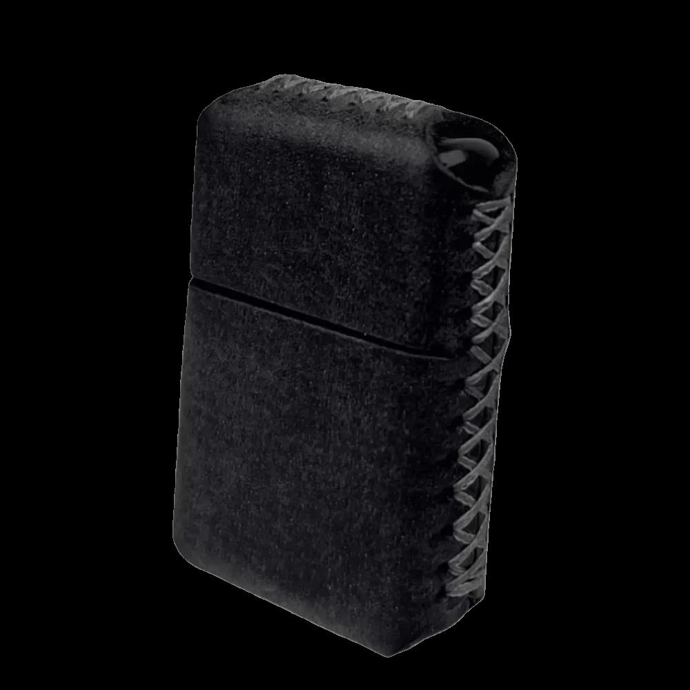 Handmade El Yapımı Hakiki Deri Zippo Modeli Çakmak - AG02001 - Antrasit