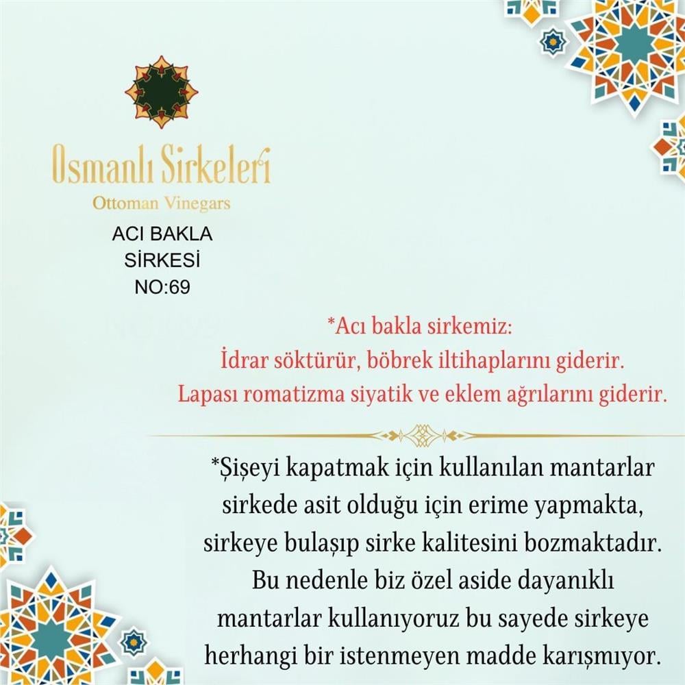İnfüzyon - 03. Acı Bakla Sirkesi - 500 ml