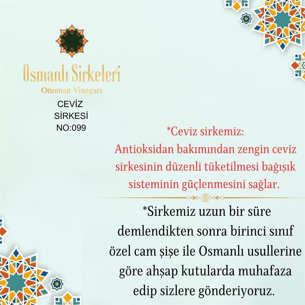 İnfüzyon - 03. Ceviz Sirkesi - 500 ml
