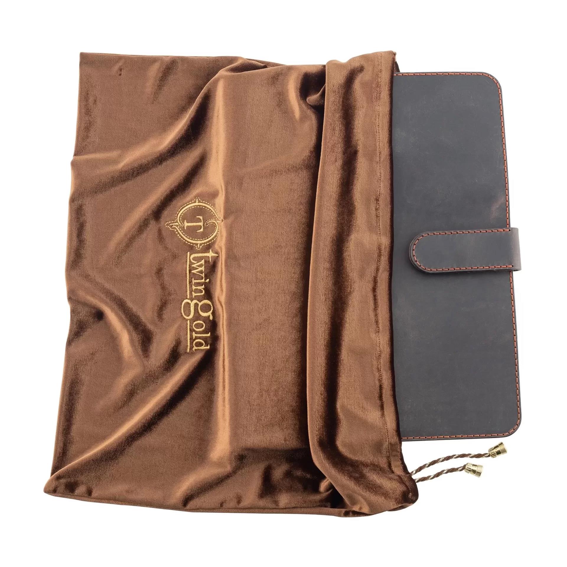İsme Özel Çıtçıtlı Fonksiyonlu iPad Organizer - %100 Crazy Deri - ET01004 - Antrasit
