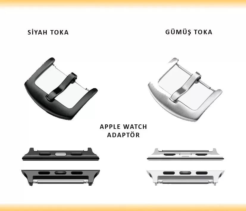 İsme Özel El Dikişli Apple Watch Saat Kordonu - %100 Çift Kat Deri - AG03001 - Kırmızı