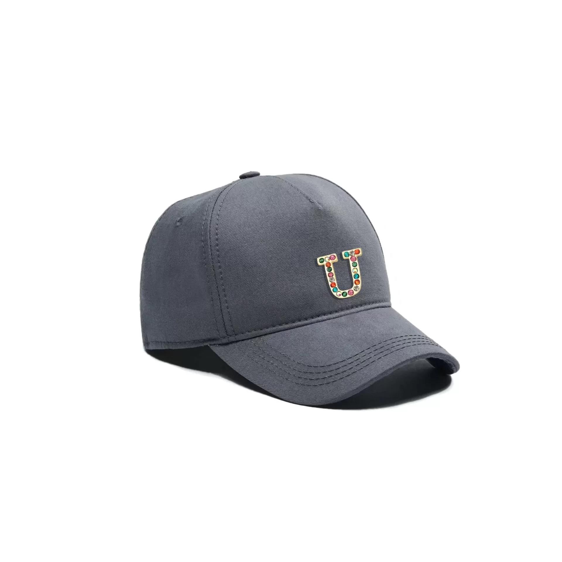 İsme Özel Gabardin Kep Şapka - AB01005 - Gri