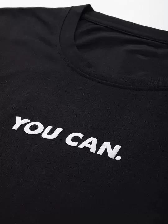 Kadın Baskılı Oversize T-shirt - Siyah