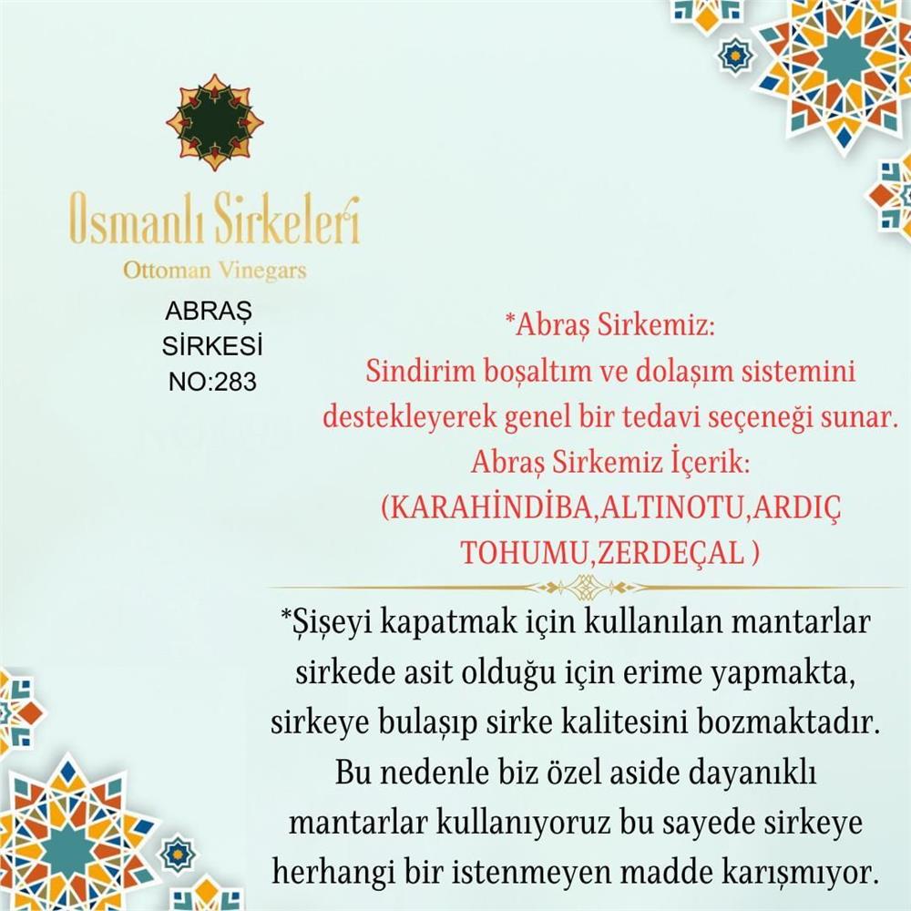 Karışım İnfüzyon - 04. Abraş Sirkesi  - 500 ml