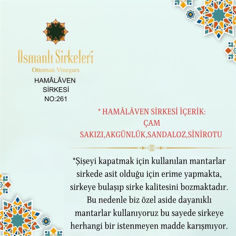 Karışım İnfüzyon - 04. Hamâlâven Sirkesi  - 500 ml