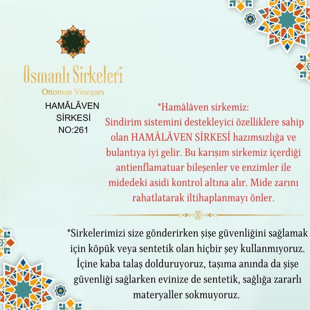 Karışım İnfüzyon - 04. Hamâlâven Sirkesi  - 500 ml