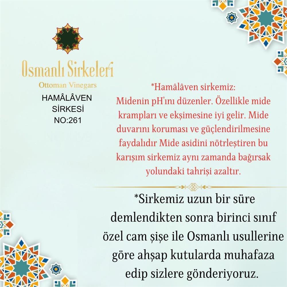 Karışım İnfüzyon - 04. Hamâlâven Sirkesi  - 500 ml