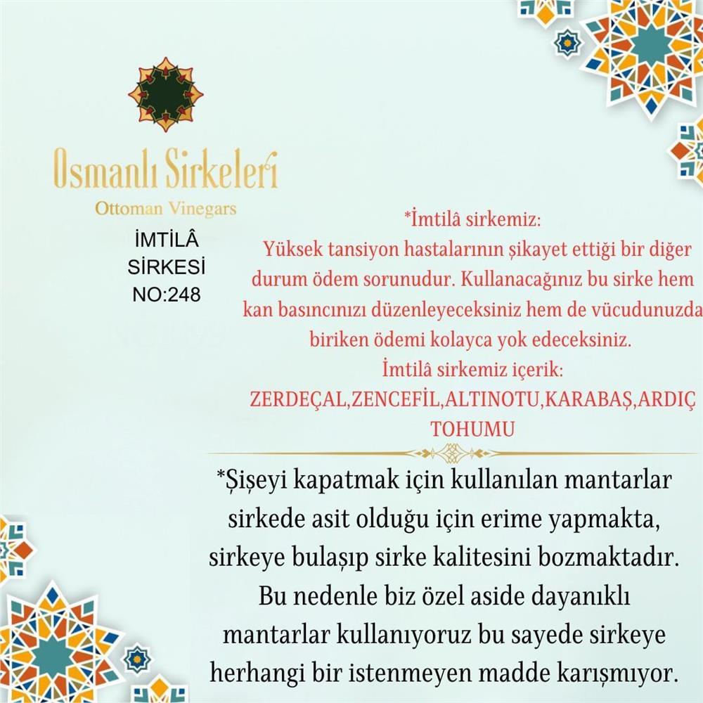 Karışım İnfüzyon - 04. İmtilā Sirkesi  - 500 ml