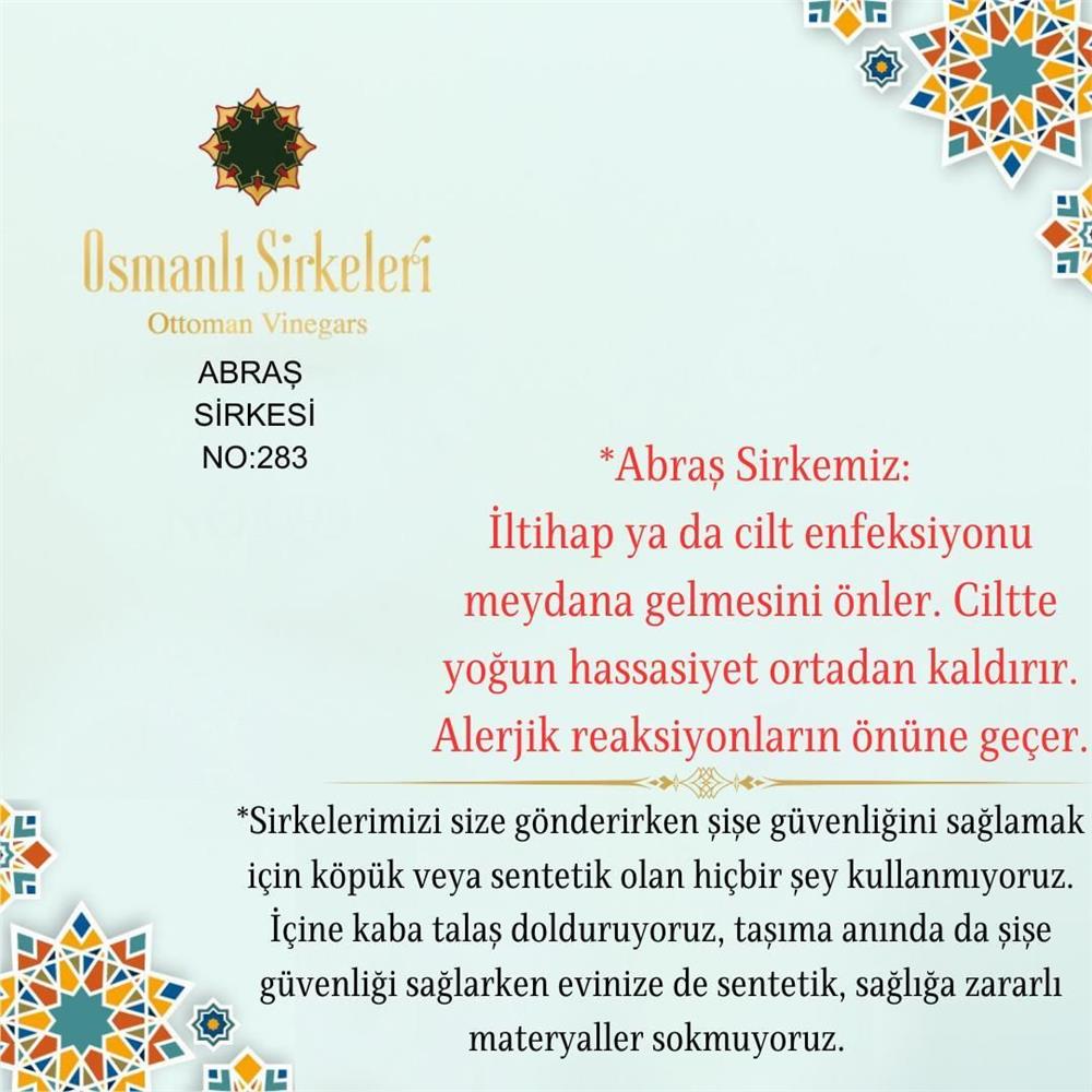 Karışım İnfüzyon - 04. Abraş Sirkesi  - 500 ml