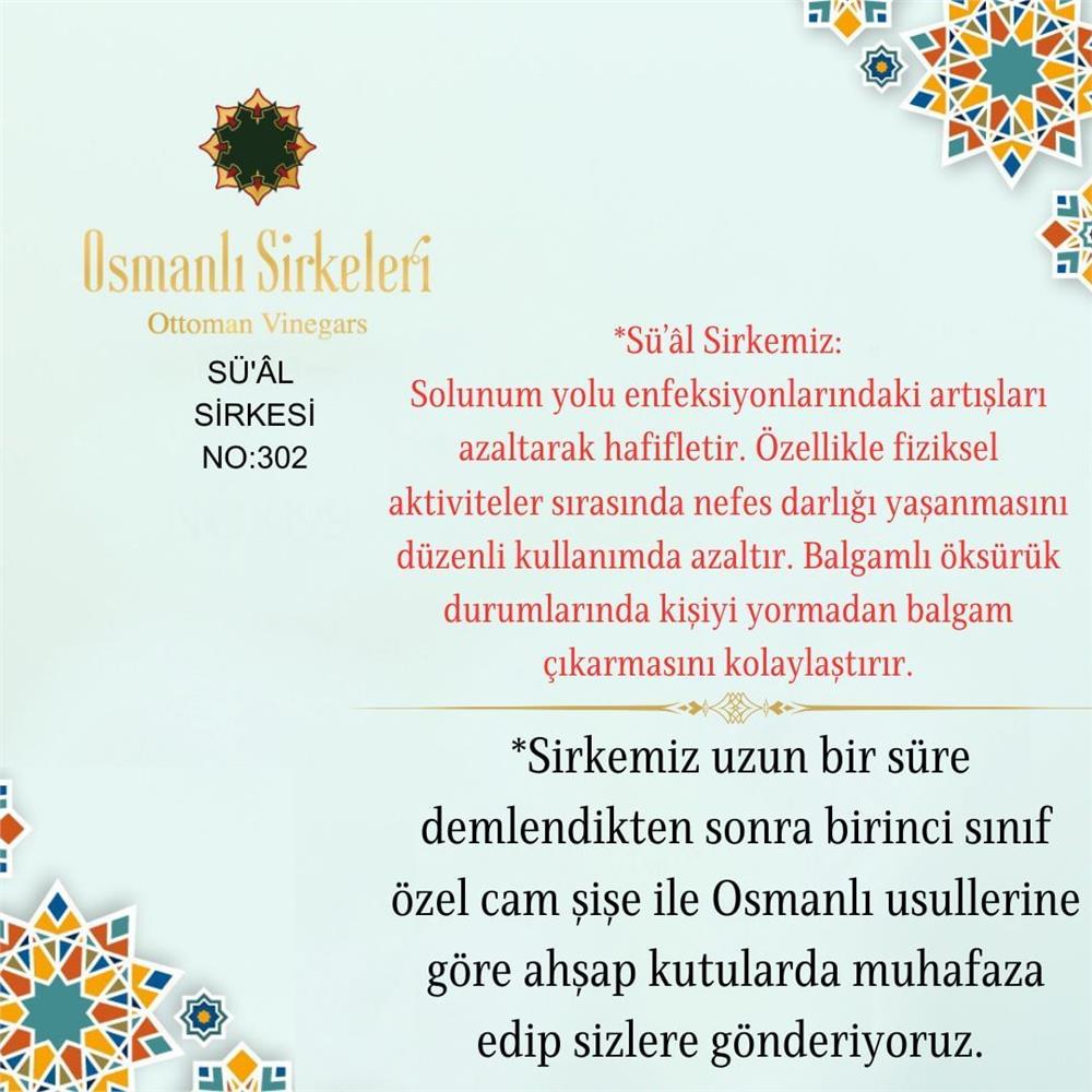 Karışım İnfüzyon - 04. Sü'âl Sirkesi  - 500 ml