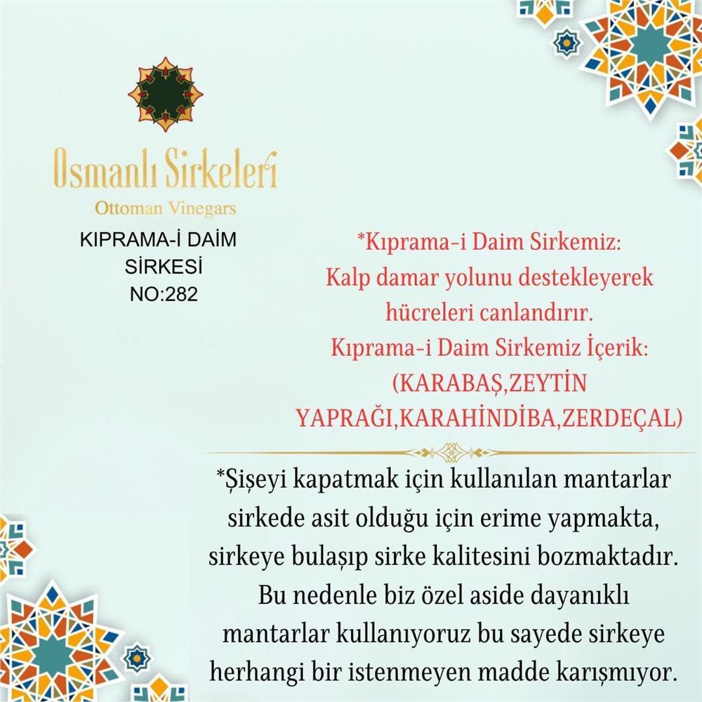 Karışım İnfüzyon - 04. Kıprama-i Daim Sirkesi  - 500 ml