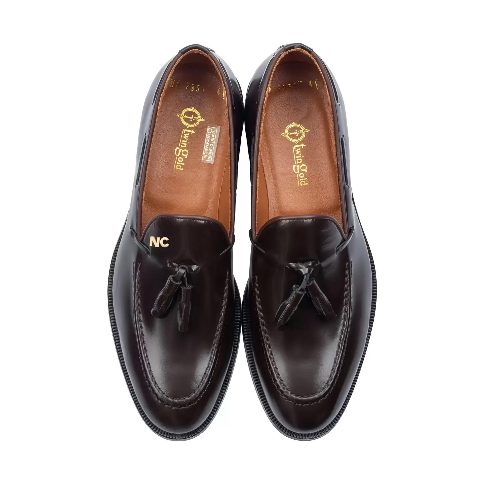 Loafer Açma Deri Ayakkabı - TWGP007