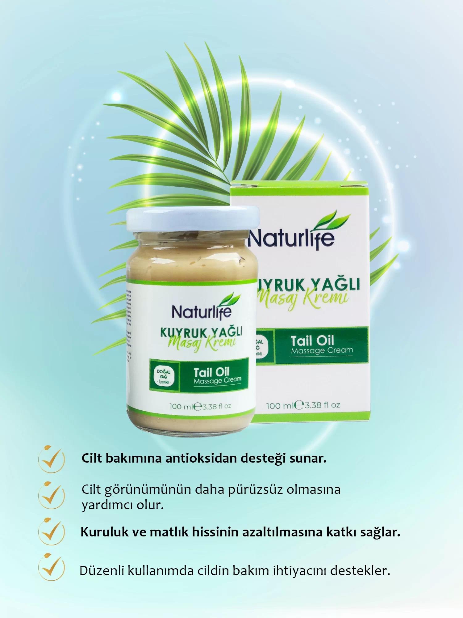 Nature Life Kuyruk Yağlı Masaj Kremi