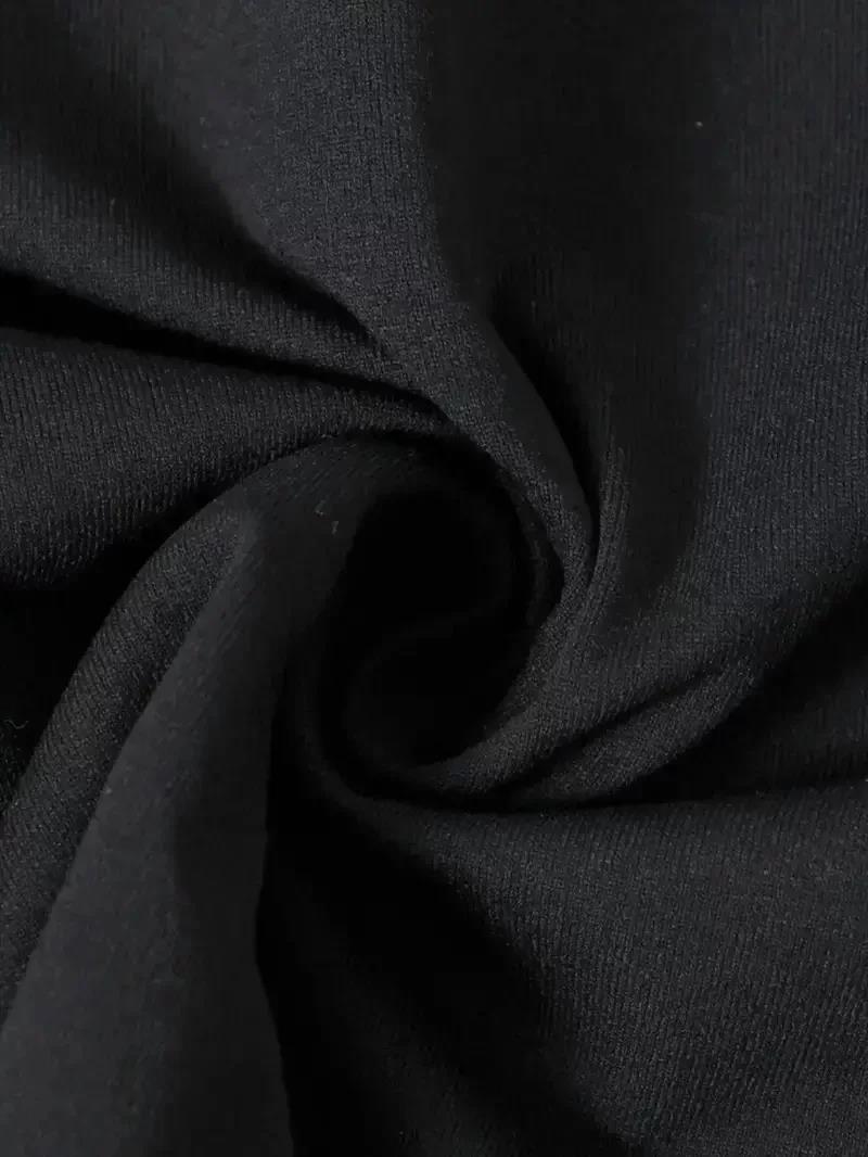 Ördek Baskılı ve Yuvarlak Yakalı Kadın Günlük Büyük Boy Siyah Tişört. - Siyah