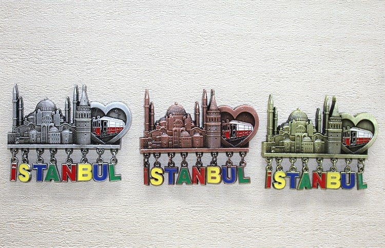 Sarkaçlı İstanbul Temalı Magnet - Model 2