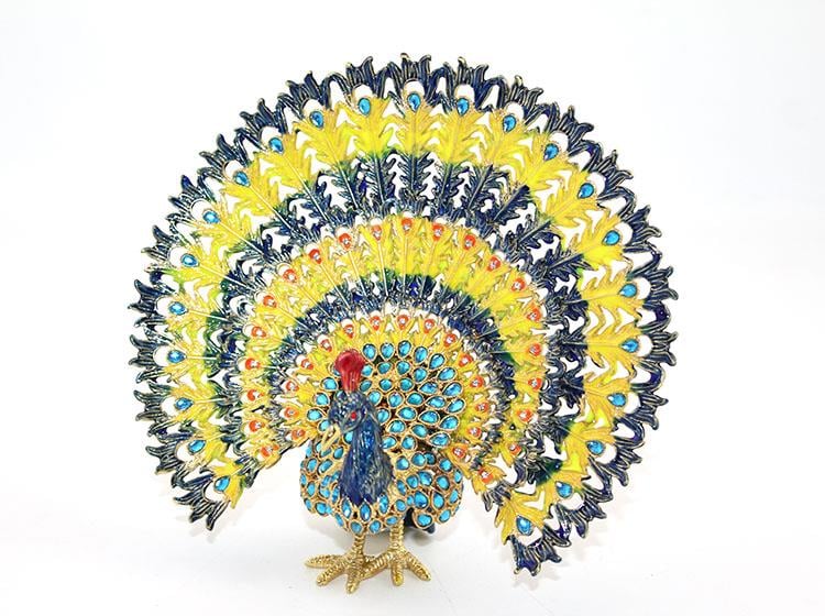 Swarovski Taşlı Tavuskuşu Model 7