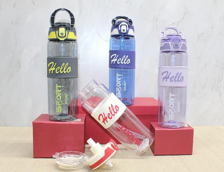 Tutmalı Su Matarası 800 Ml BPA İçermez Alk2955