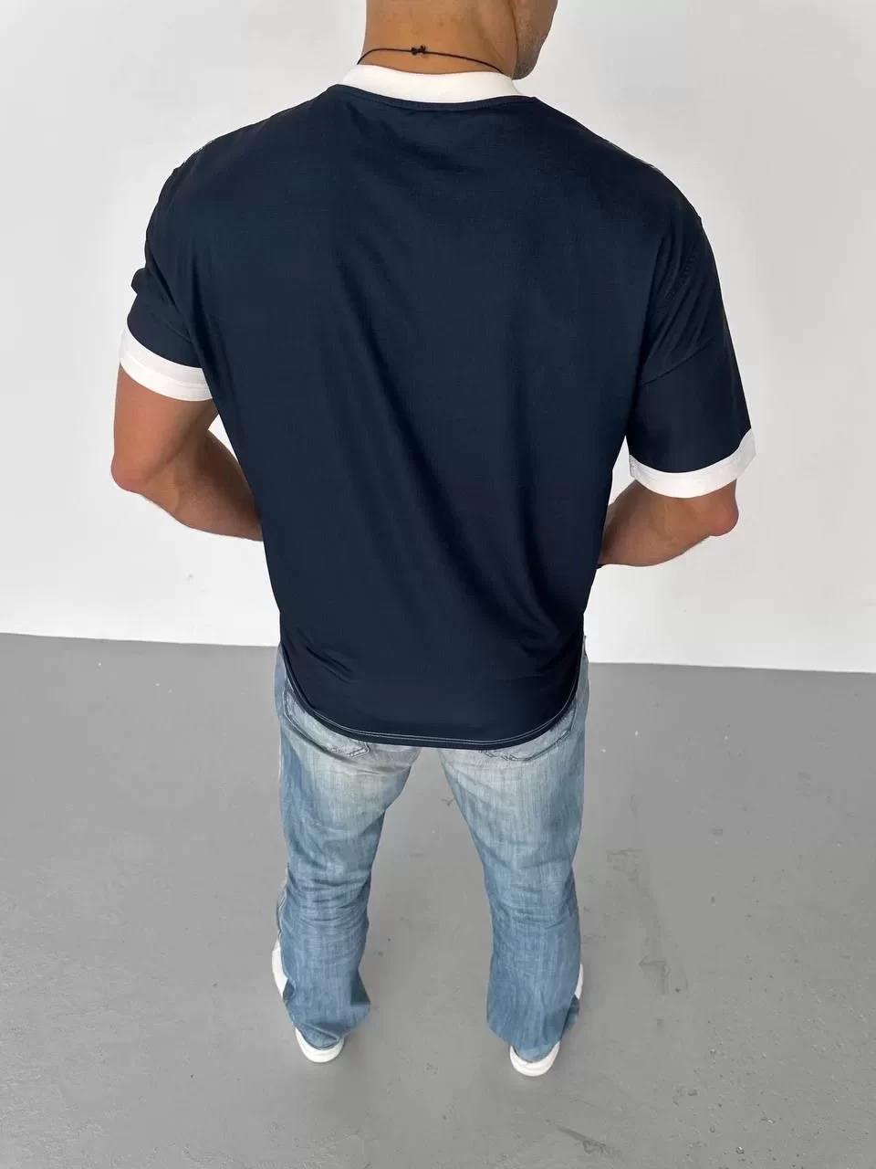 Unisex Bisiklet Yaka Baskılı Oversize T-Shirt - Siyah