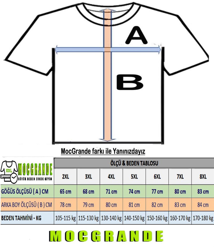 Büyük Beden Erkek Atlet Bisiklet Yaka Athletıc İndigo 22126-3