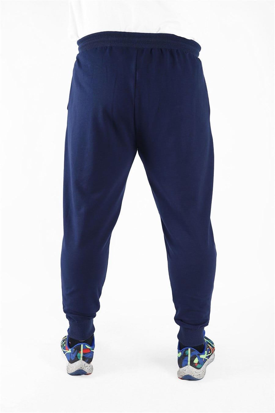 Mocgrande Büyük Beden Basic Eşofman Altı Full Lycra 11516 INDIGO