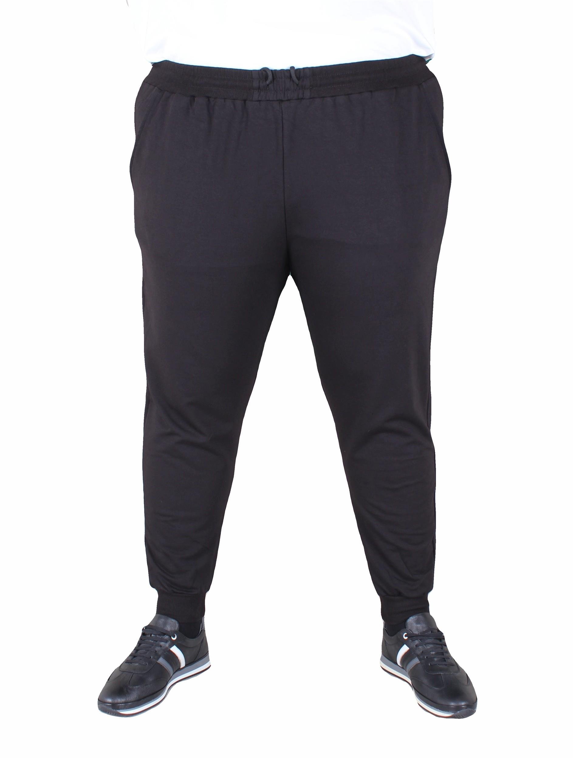 Mocgrande Büyük Beden Basic Eşofman Altı Full Lycra 11516 SIYAH