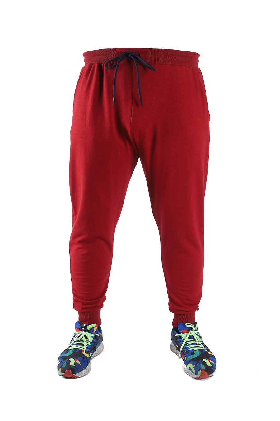 Mocgrande Büyük Beden Basic Eşofman Altı Full Lycra 11516 BORDO