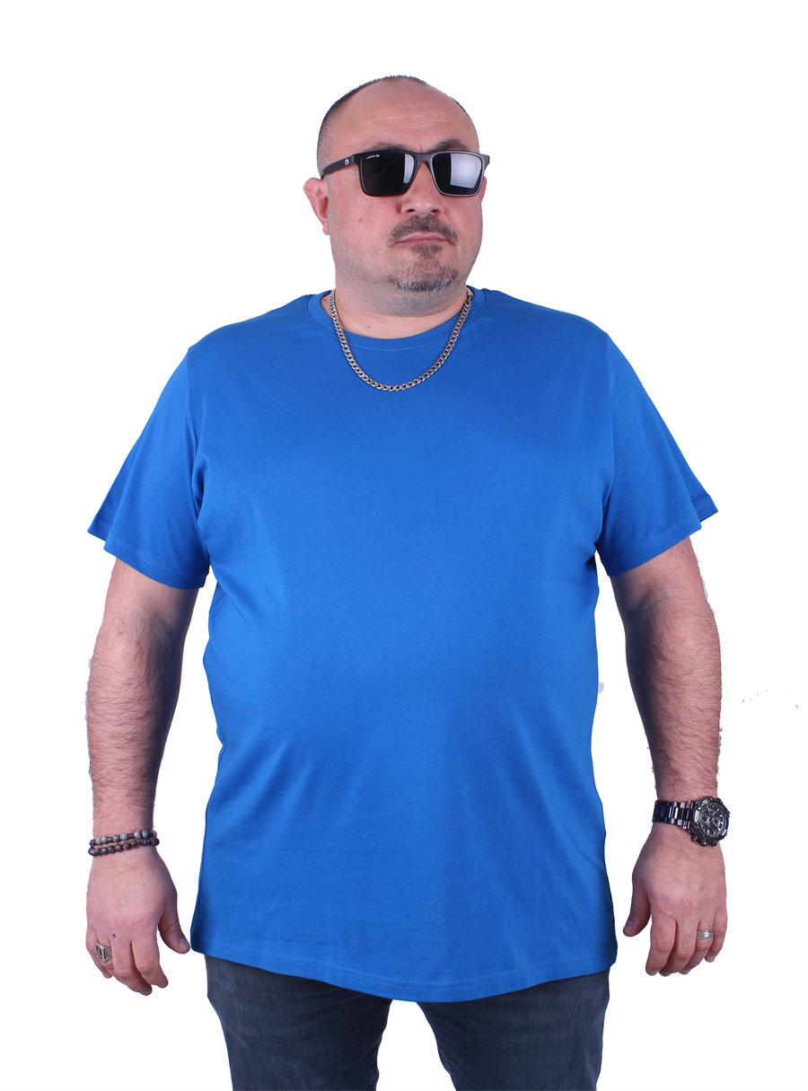 Mocgrande Büyük Beden Basic Tişört 11100 SAKS