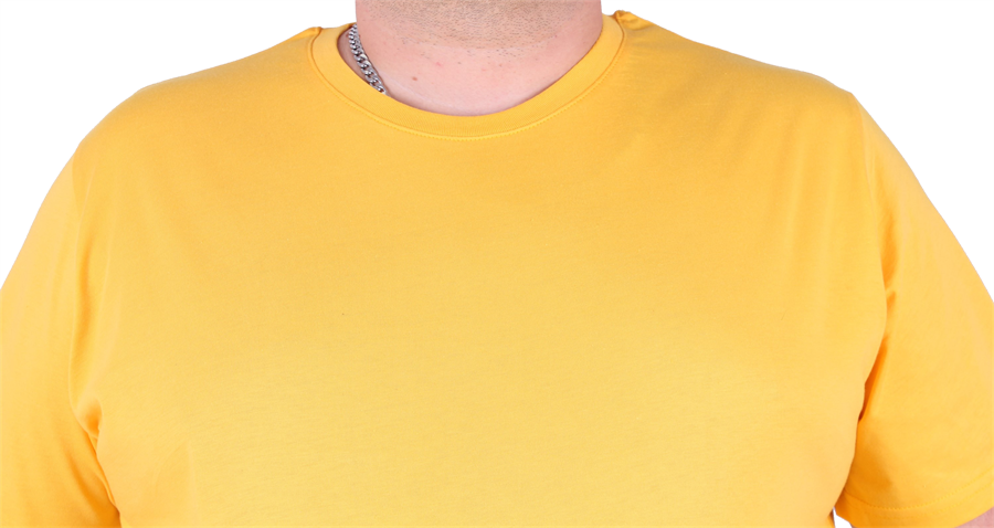 Mocgrande Büyük Beden Basic Tişört 11100 SARI