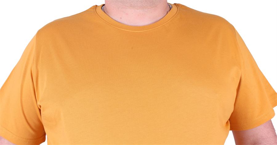 Mocgrande Büyük Beden Basic Tişört 11100 HARDAL