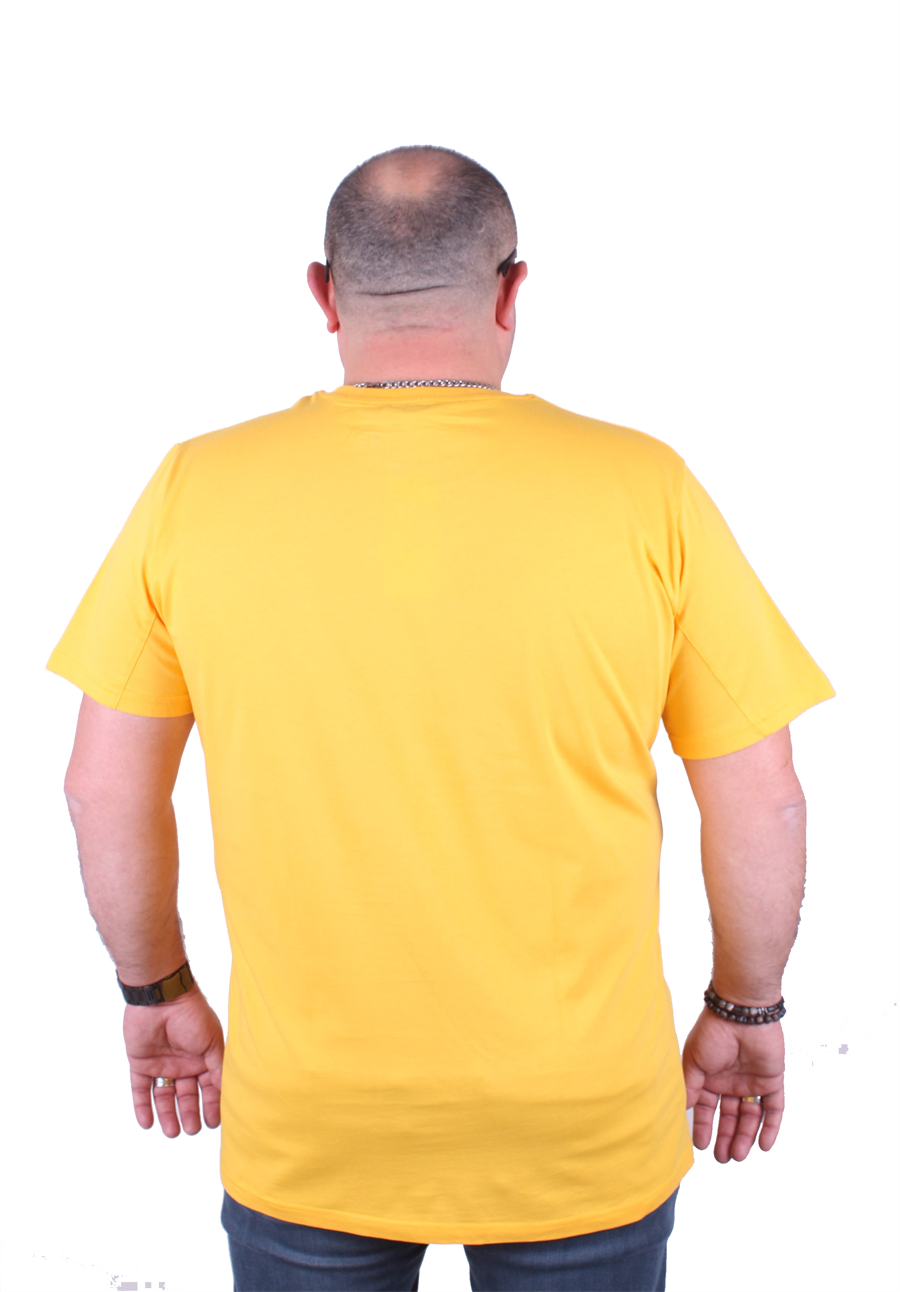 Mocgrande Büyük Beden Basic Tişört 11100 SARI