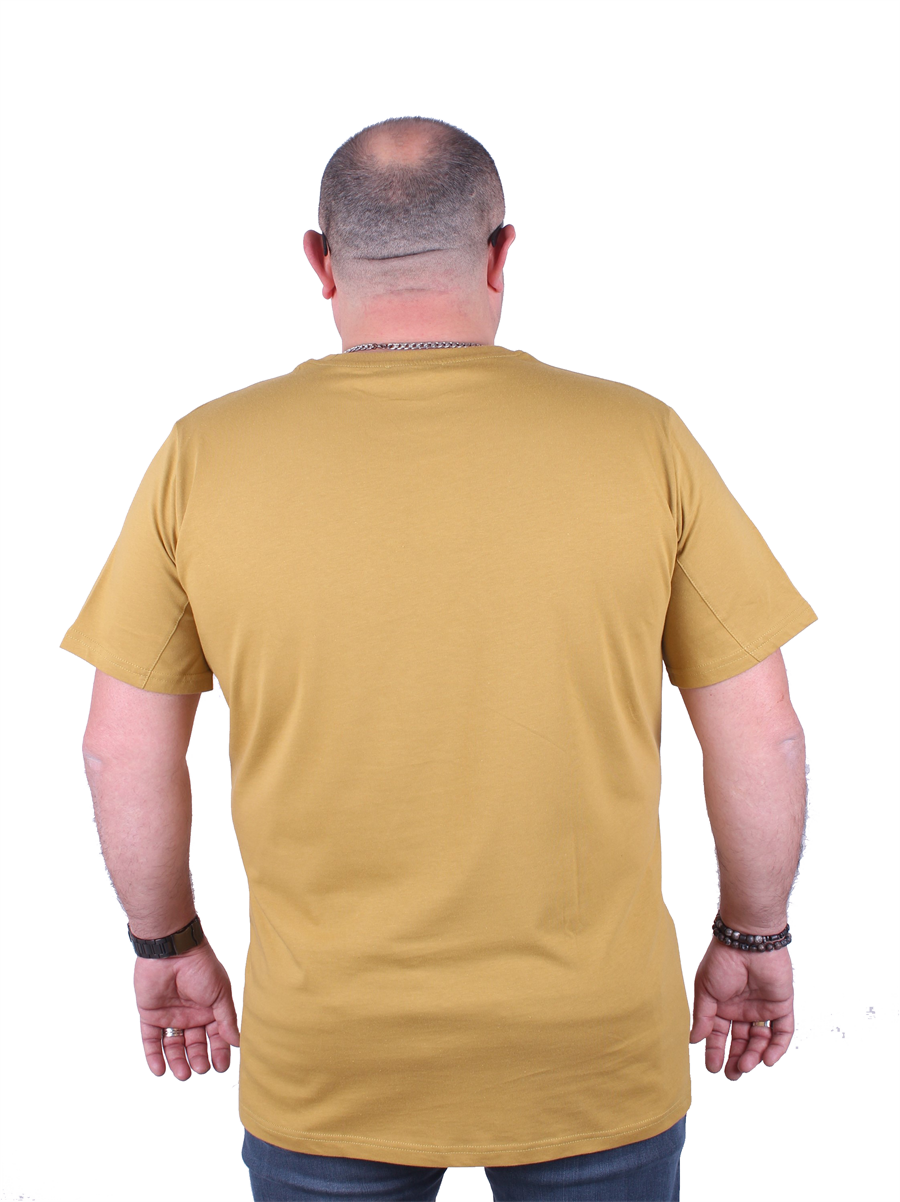 Mocgrande Büyük Beden Basic Tişört 11100 Limon