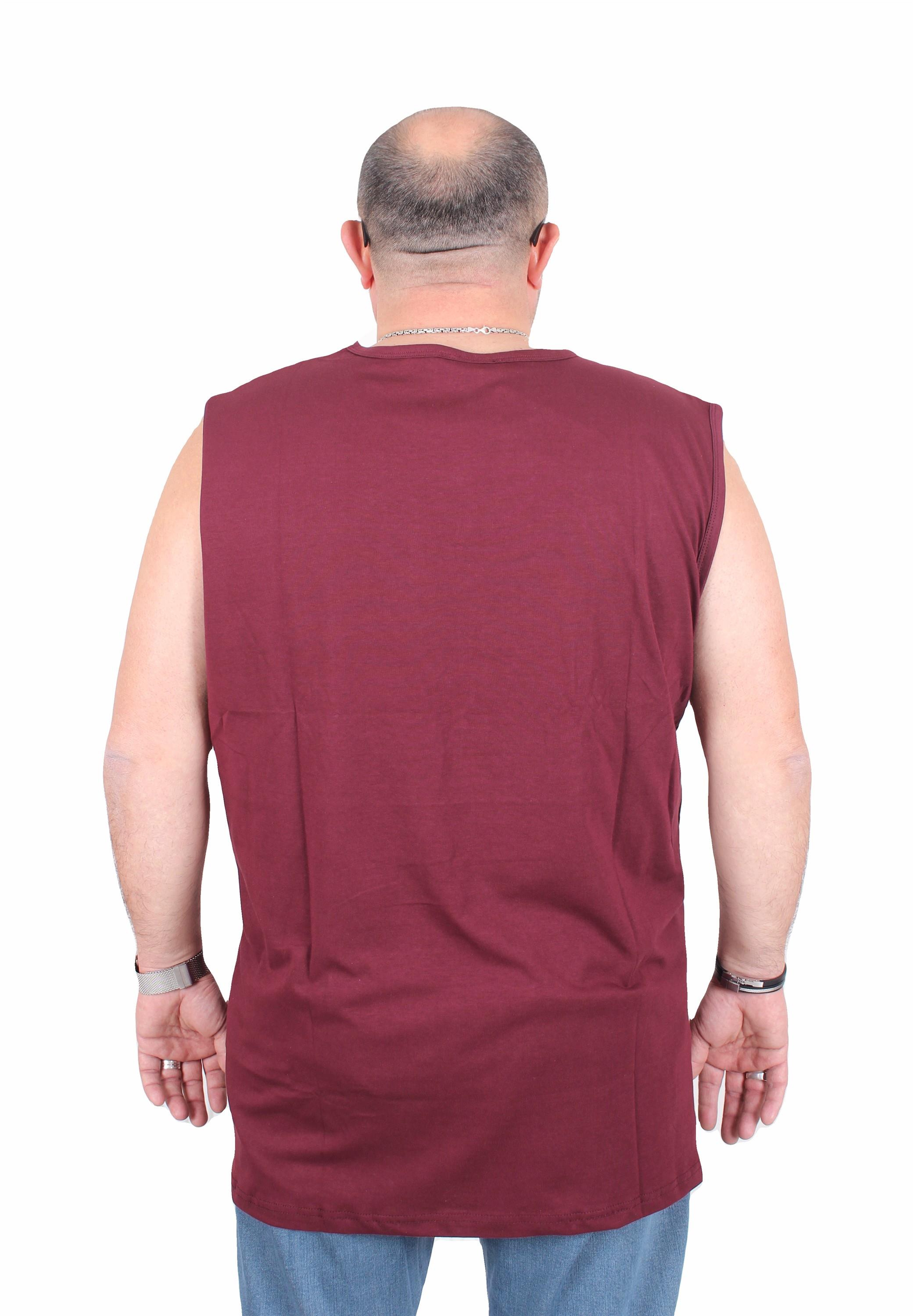 Mocgrande Büyük Beden Baskılı Kolsuz Tişört Break Limits 25153 MURDUM