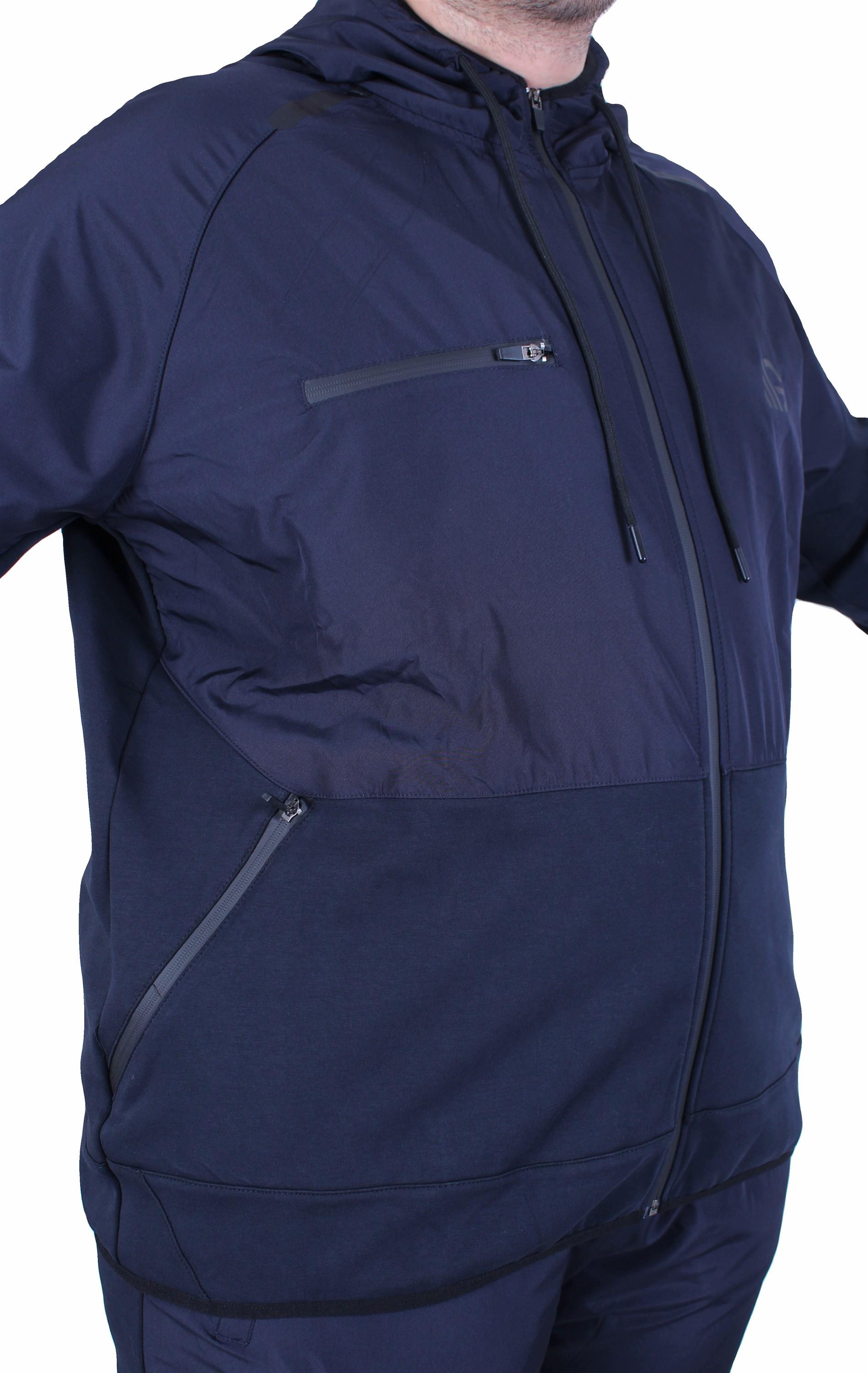 Mocgrande Büyük Beden Double Face Sıvamalı Eşofman Takım M.G TK25608 LACIVERT