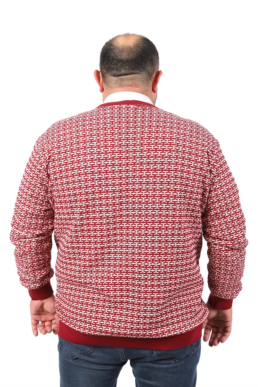 MocGrande Büyük Beden Düğmeli Hırka 22801