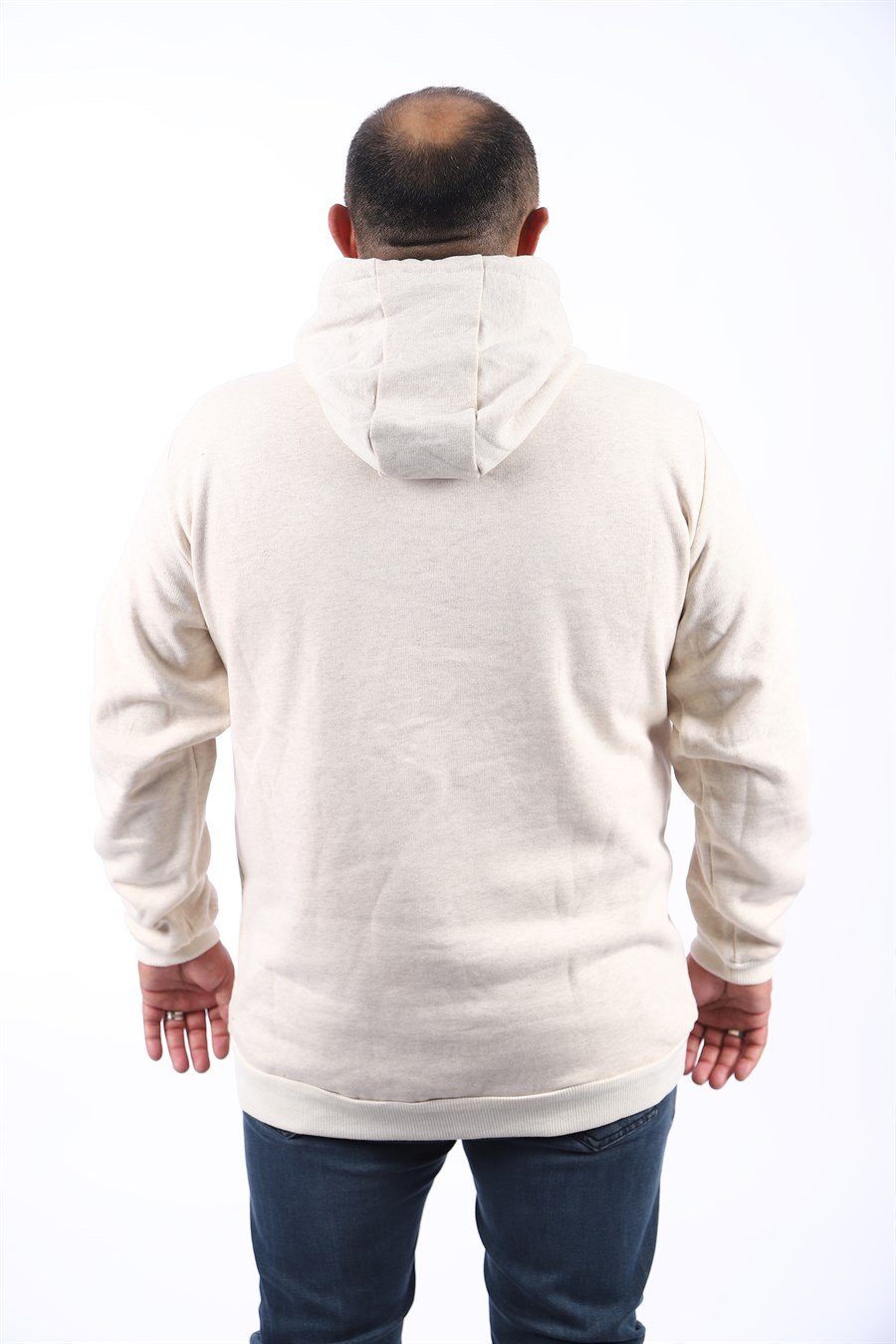 MocGrande Büyük Beden Erkek Basic Sweat Kapüşonlu 11700