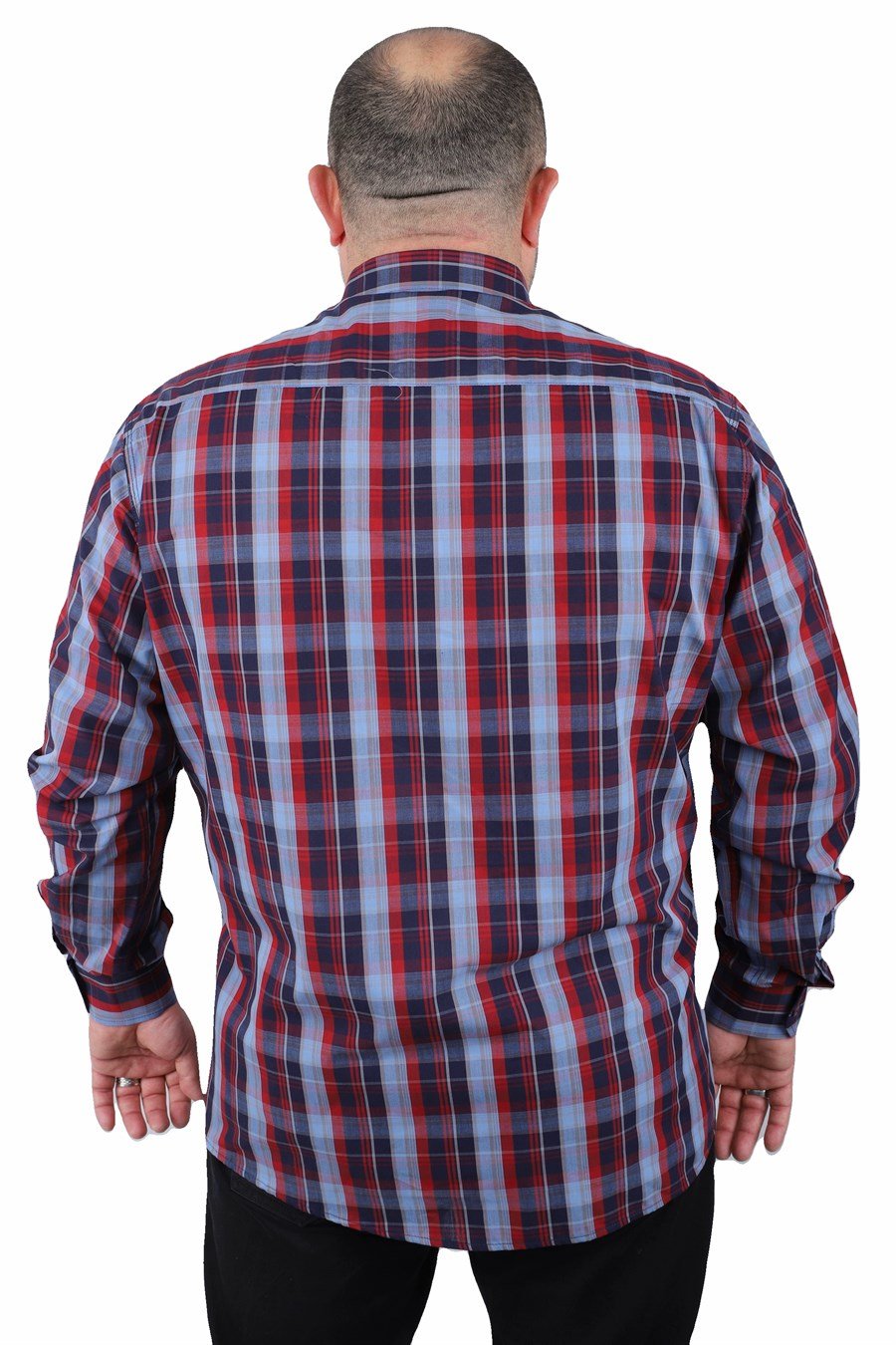 Mocgrande Büyük Beden Erkek Gömlek Estacional 23373 LACIVERT